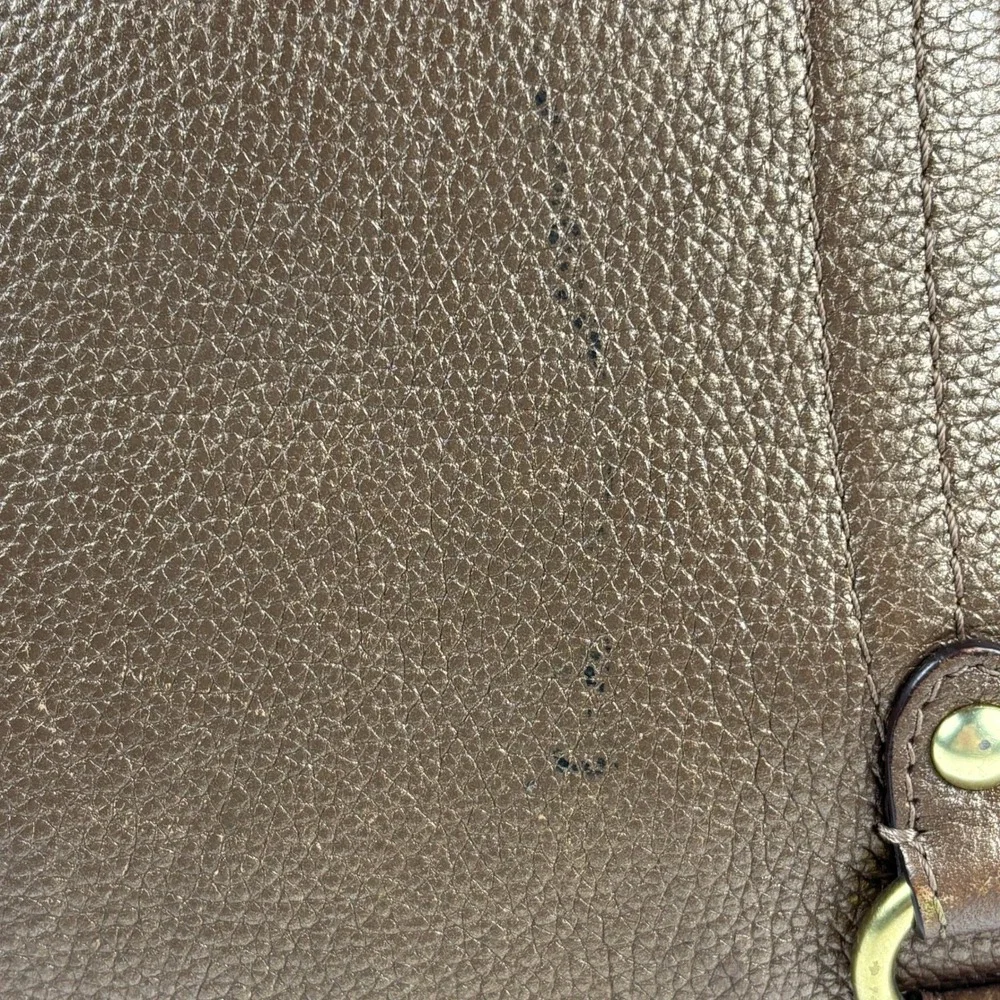 Coach Alexandra Convertible Shoulder Bag Bronze Metallic Leather‎ Boho F17566